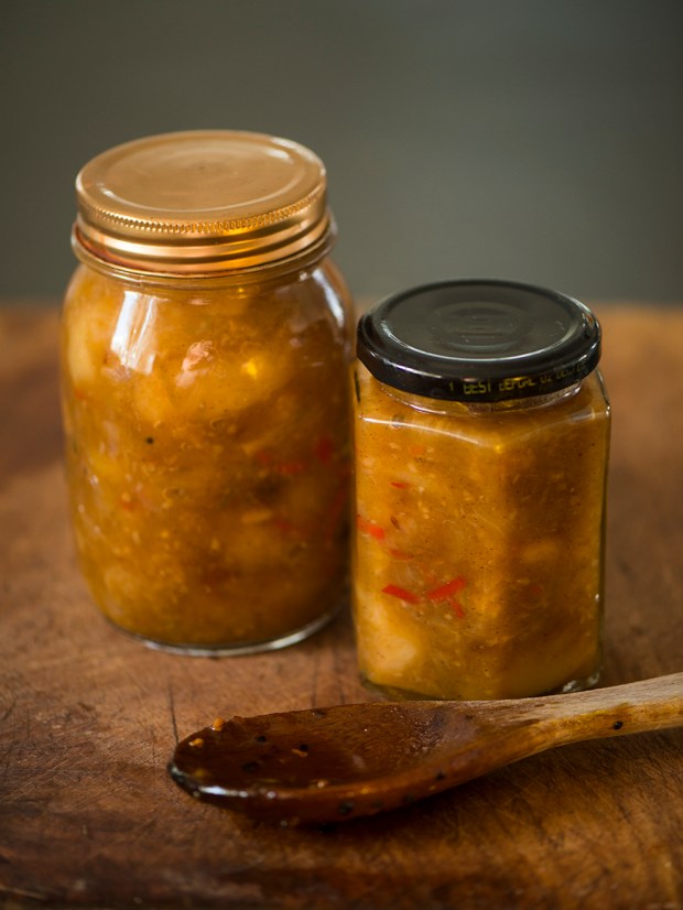 Peach and Mango Chutney